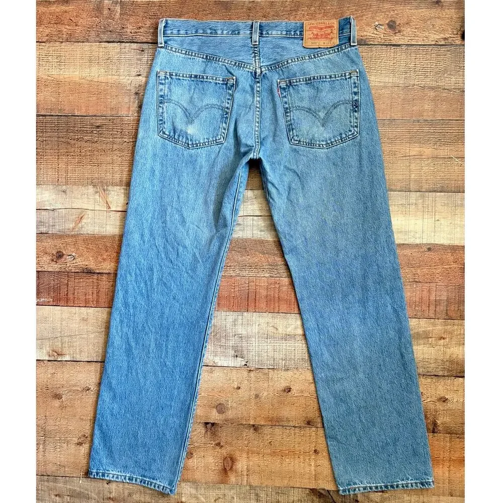 Levi’s 501 Vintage 90s Jeans Men’s W34 L32 (34x30.5) Med Wash grunge western